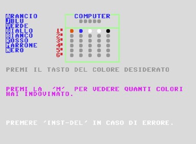 Master Mind (Systems Editoriale) - Screenshot - Gameplay (null) - 645x474