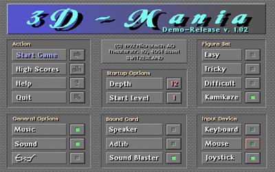 3d-Mania - Screenshot - Game Select (null) - 640x400
