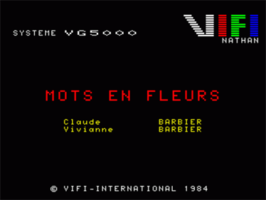 Mots en Fleurs: Construire des Mots - Screenshot - Game Title (null) - 640x480
