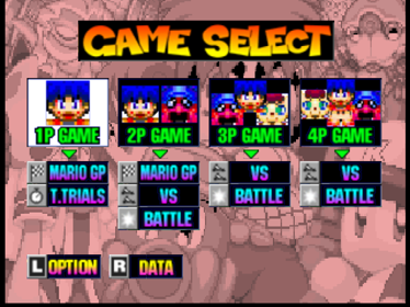 Konami Krazy Racers 64 - Screenshot - Game Select (null) - 640x480