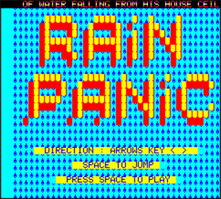 Rain Panic - Screenshot - Game Title (World) - 606x545