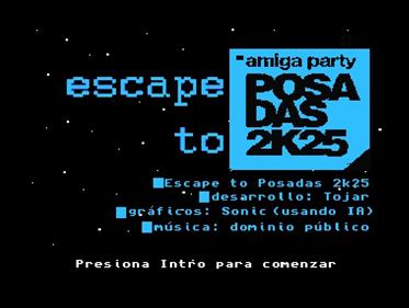 Escape to Posadas 2025 - Screenshot - Game Title (null) - 729x549