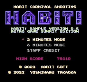 Habit! - Screenshot - Game Title (World) - 256x240