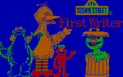 Sesame Street: First Writer - Screenshot - Game Title (null) - 320x200