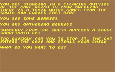 Caveman (Zinta Micro-Systems) - Screenshot - Gameplay (null) - 320x200