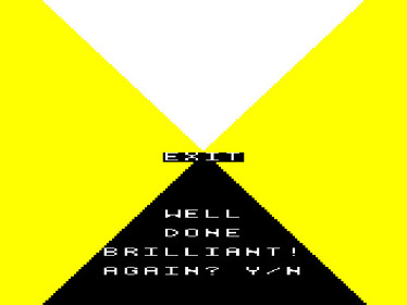 3-D Maze (Dave Kelsall) - Screenshot - Game Over (null) - 512x384