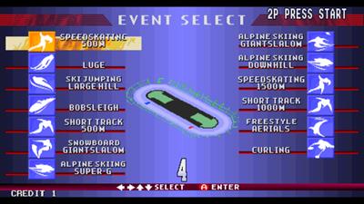 Hyper Olympics in Nagano - Screenshot - Game Select (Japan) - 1920x1080