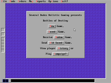 Battles of Destiny - Screenshot - Game Select (null) - 640x480