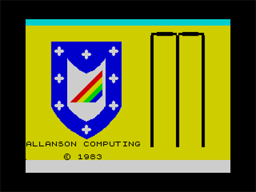 Cricket Captain (Allason Computing) - Screenshot - Game Title (null) - 640x480