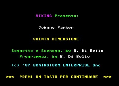 Johnny Parker: Quinta Dimensione - Screenshot - Game Title (null) - 659x474