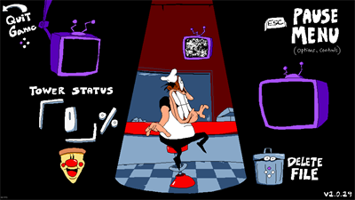 Pizza Tower - Screenshot - Game Select (null) - 1920x1080