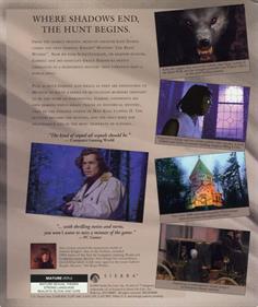 The Beast Within: A Gabriel Knight Mystery - Box - Back (North America) - 800x952