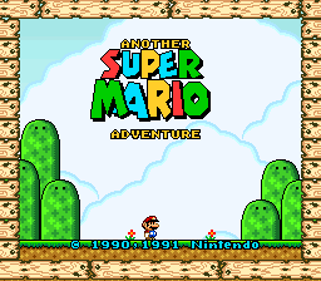Another Super Mario Adventure - Screenshot - Game Title (World) - 256x224