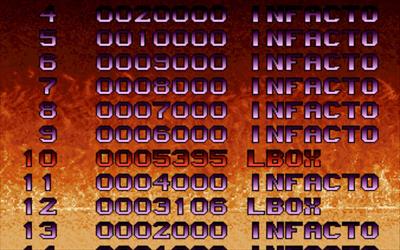 Overdrive [Infacto] - Screenshot - High Scores (null) - 640x400