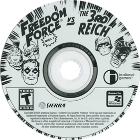 Freedom Force vs The 3rd Reich - Disc - 725x723