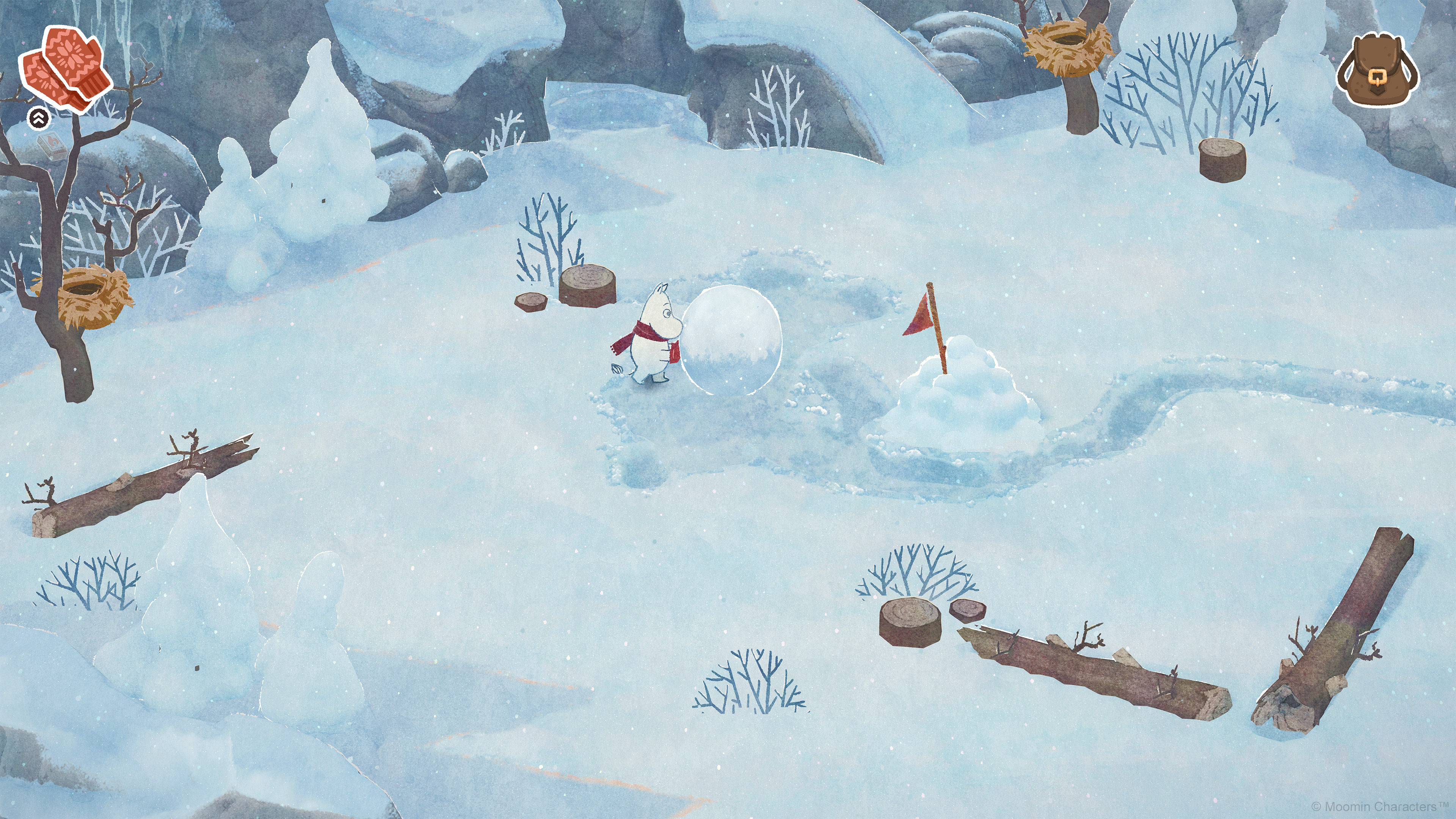 Illustration of Moomintroll: Winter's Warmth