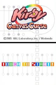 Kirby: Canvas Curse - Screenshot - Game Title (North America) - 280x427