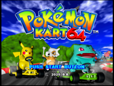 Pokemon Kart 64 - Screenshot - Game Title (United States) - 640x480