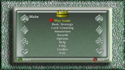 Blackjack Strategy King - Screenshot - Game Select (World) - 1000x562