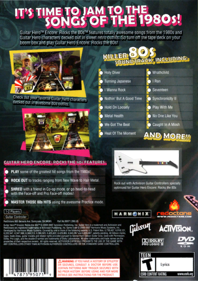 Guitar Hero Encore: Rocks the 80s - Box - Back (World) - 423x600