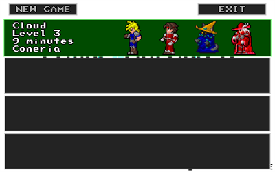 Final Fantasy H - Screenshot - Game Select (null) - 640x400