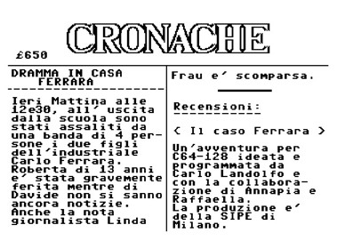 Linda Frau: Il Caso Ferrara - Screenshot - Game Title (null) - 631x467