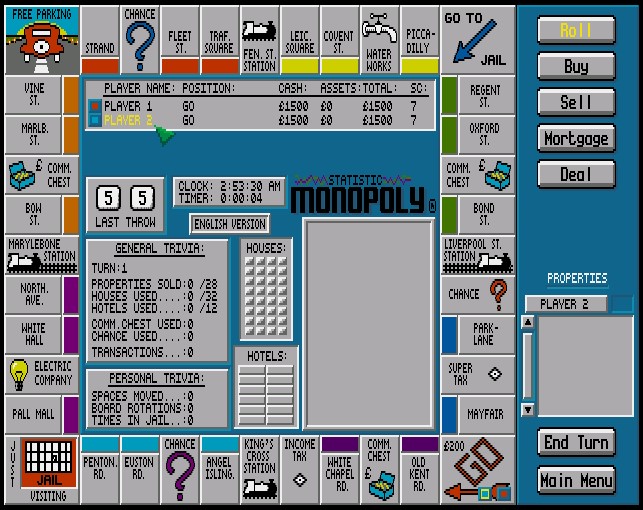 Illustration of Monopoly Statistic