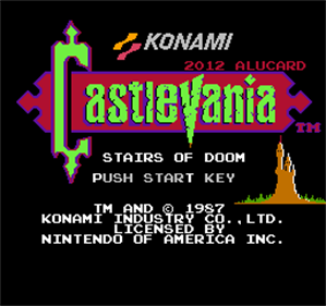 Castlevania: Stairs of Doom - Screenshot - Game Title (World) - 256x240
