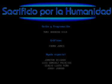 Sacrificio por la Humanidad - Screenshot - Game Select (Spain) - 1920x1440