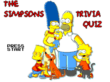 The Simpsons Trivia - Screenshot - Game Title (null) - 256x192