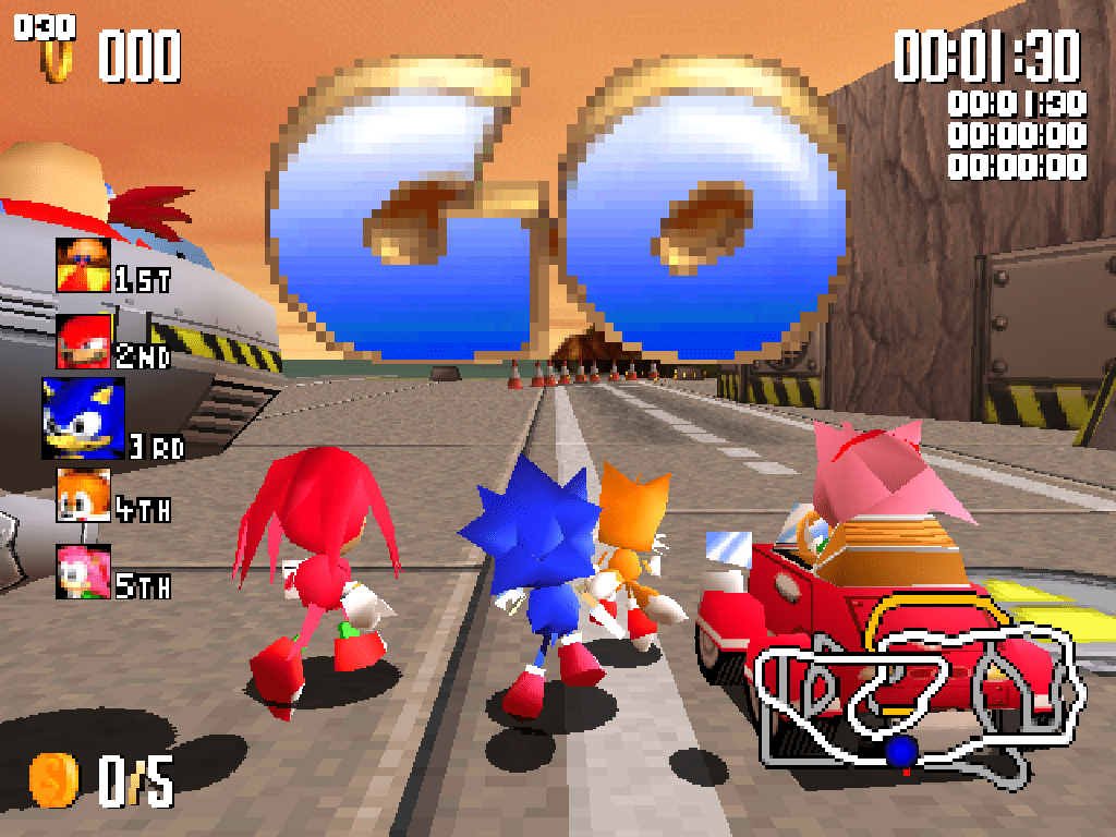 Illustration of Sonic R Decompilation