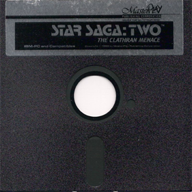 Star Saga: Two: The Clathran Menace - Disc (United States) - 800x800