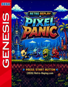 Retro Replay: Pixel Panic - Fanart - Box - Front (null) - 798x1016