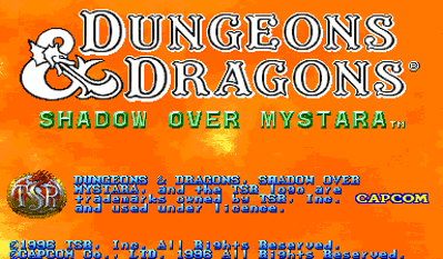 Dungeons & Dragons: Shadow Over Mystara - Screenshot - Game Title (null) - 384x224