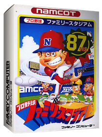 Pro Yakyuu: Family Stadium '87 - Box - 3D (Japan) - 450x600