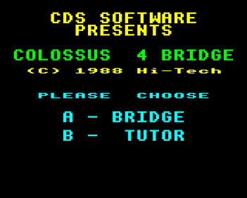 Colossus Bridge 4 - Screenshot - Game Select (null) - 320x256