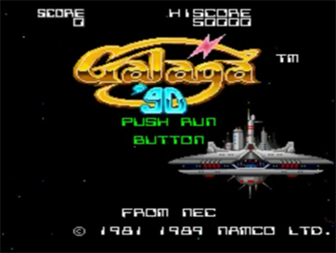Galaga '90 - Screenshot - Game Title (North America) - 640x480