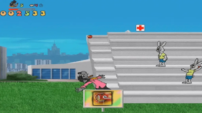 Nu, pogodi! Vypusk 1. Pogonja - Screenshot - Gameplay (Russia) - 1021x575