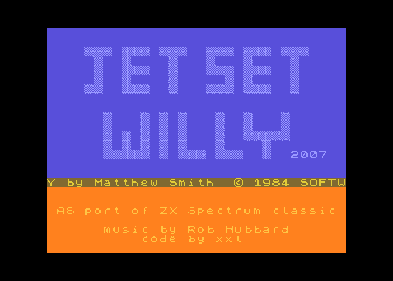 Jet Set Willy 2007 - Screenshot - Game Title (Europe) - 336x240
