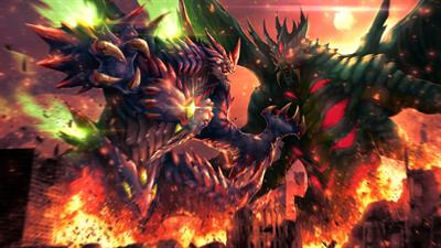 Daikaiju Daikessen Versus - Fanart - Background (null) - 1920x1080