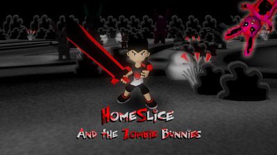 HomeSlice and the Zombie Bunnies - Screenshot - Game Title (World) - 1000x562