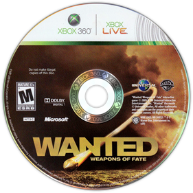 Wanted: Weapons of Fate - Disc (North America) - 1429x1429