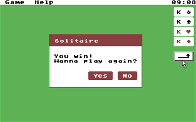 Solitaire (WebFritzi) - Screenshot - Game Over (null) - 320x200