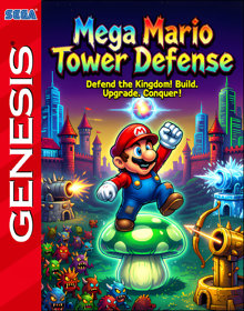 Mega Mario Tower Defense - Fanart - Box - Front (null) - 798x1016
