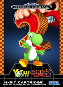 Yoshi in Sonic The Hedgehog 2 - Fanart - Box - Front (Europe) - 1470x2032