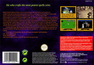 Spellcraft: Aspects of Valor - Fanart - Box - Back (Europe) - 2103x1476