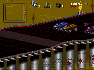 Rock n' Roll Racing - Screenshot - Gameplay (null) - 320x240