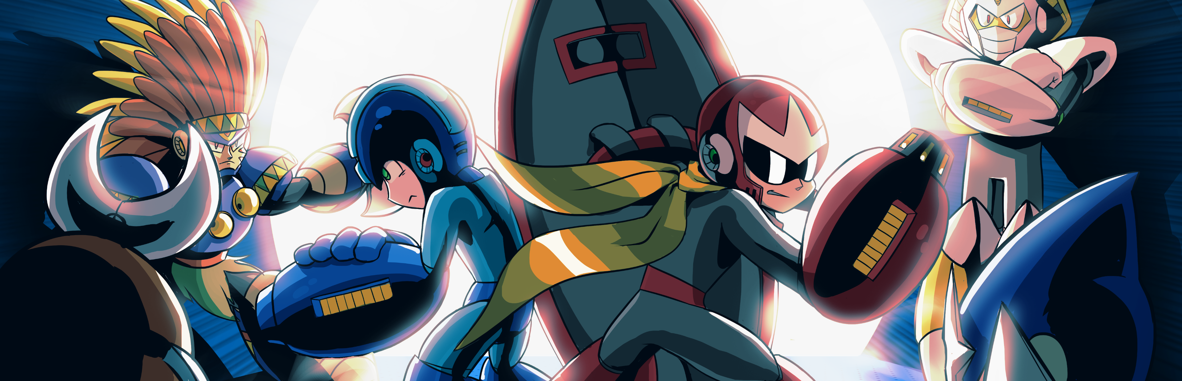 Illustration of Mega Man Arena