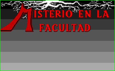 Misterio en la Facultad - Screenshot - Game Title (Spain) - 1920x1200
