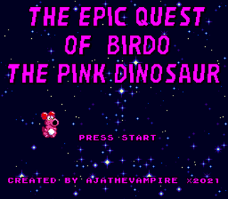 The Epic Quest Of Birdo The Pink Dinosaur - Screenshot - Game Title (World) - 256x224